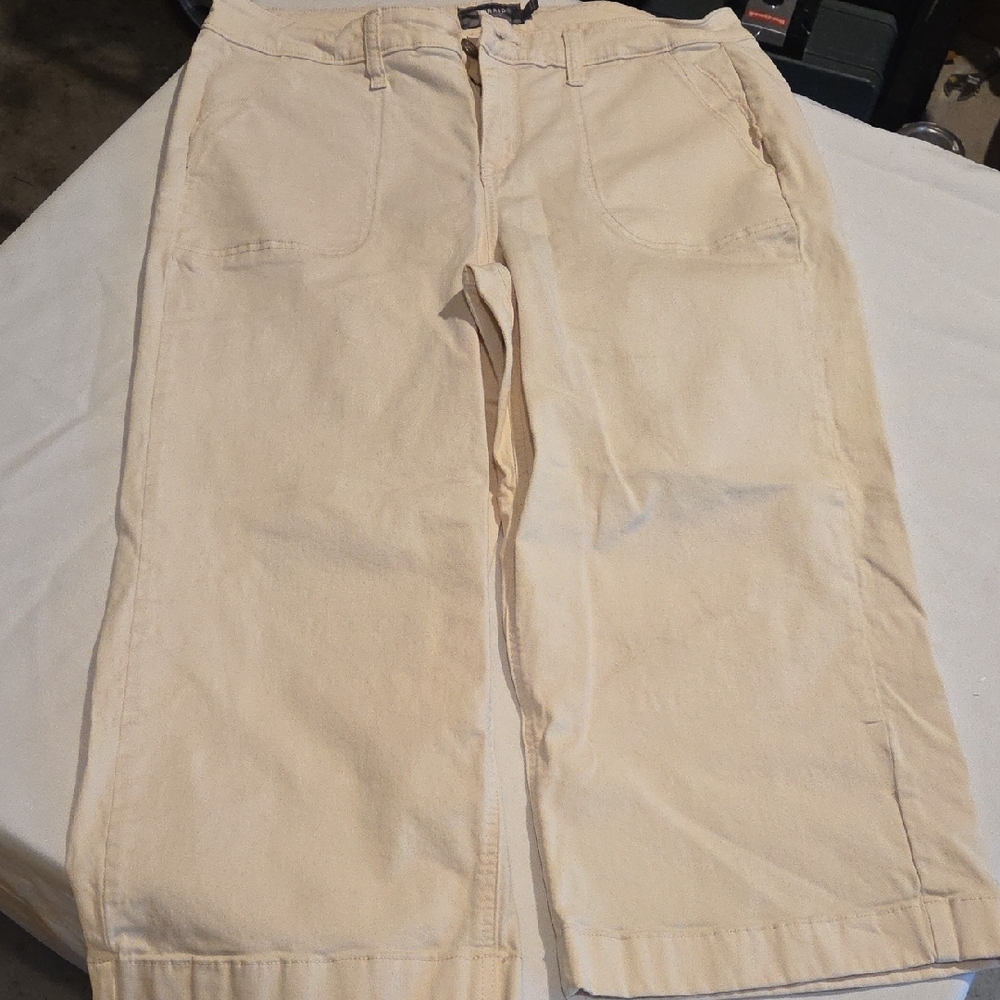 Torrid Women's Cream Straight Leg Pants